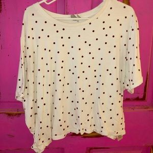 Polka Dot Crop Top